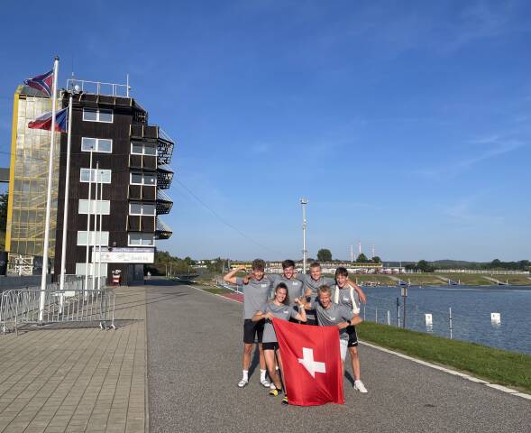 Schweizer Team an der Olympic Hopes Regatta im tschechischen Racice